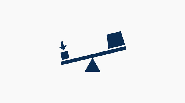 Minimalist Balance Icon Concepts Of Weighing Equality
