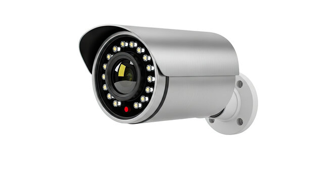 Silver Bullet Security Camera with Infrared LEDs
