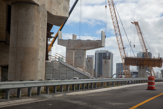 Construction in progress in Miami