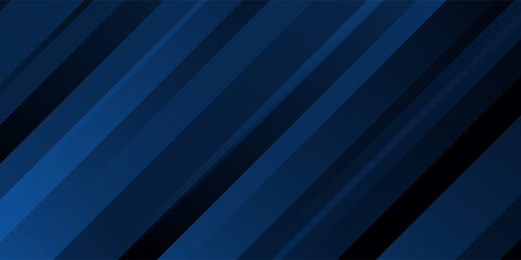 Obraz premium Banner background blue and black ,blue gradient.slash shape.vector.