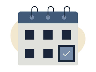 Fototapeta premium Election date icon. Politics icon. Flat vector icon concept.
