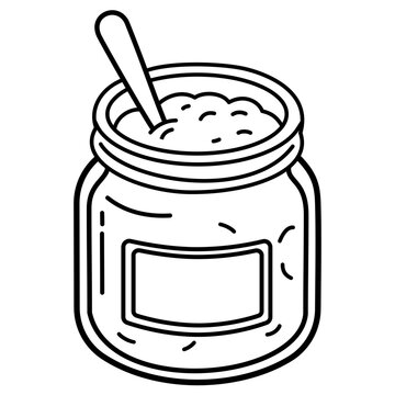 A Jar of Jam Illustration 