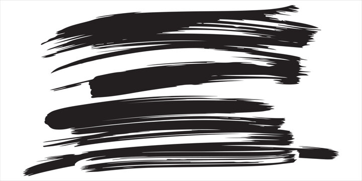 set of black and white pencils