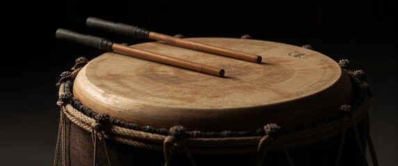 Fototapeta premium Korean drum instrument known for deep resonant sound