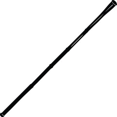 Obraz premium black baseball bat on white