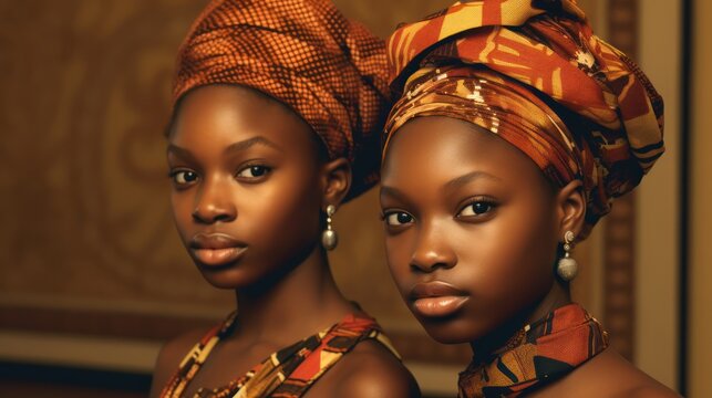 Celebrating the timeless beauty and regal heritage of African culture through traditional fashion and poise.