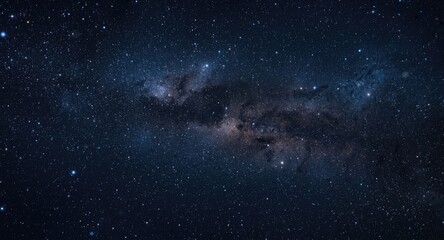 Fototapeta premium The magnificence of celestial bodies and distant stars in the vast universe