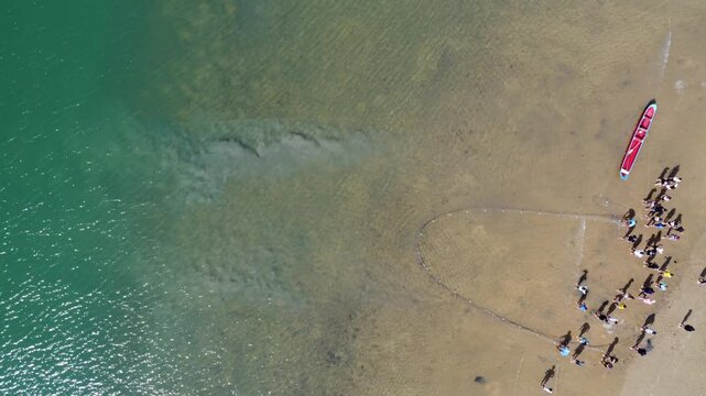 Artisanal fishing in Paraty, community of Saco do Mamangu&aacute; &ndash; Brazil