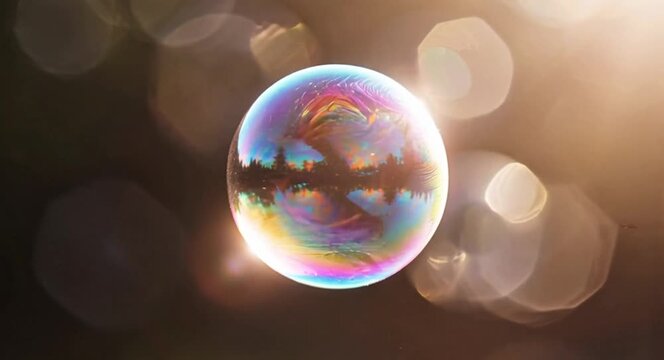 Close up cinematik buble