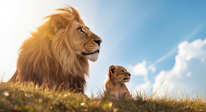 ライオン親子」の写真素材 | 520件の無料イラスト画像 | Adobe Stock