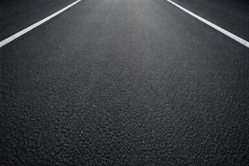 Fototapeta premium Asphalt highway texture background with copy space for design