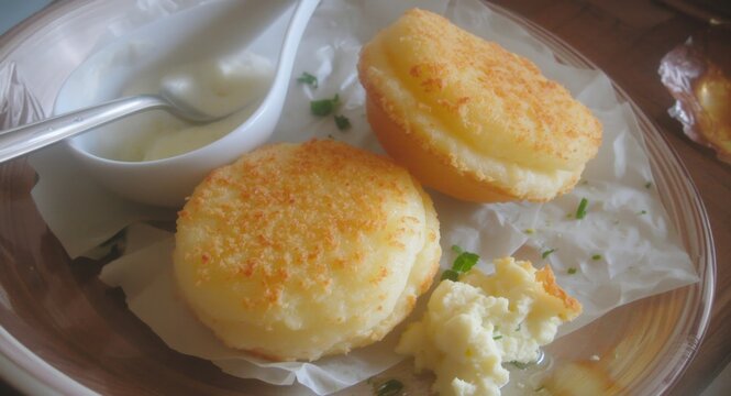 Homemade Telor Gabus Crispy Snack Filled with Rich Egg Cream