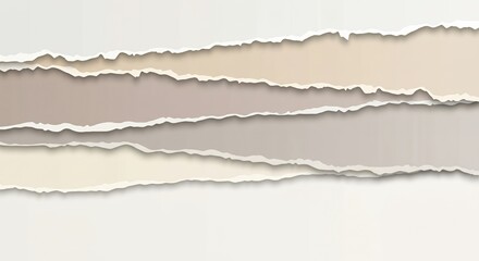 Fototapeta premium Multicolor Paper Tear Layers