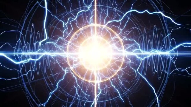 Electricity Explosion with Vibrating Energy Waves.