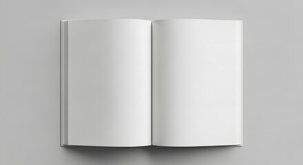 Blank book mockup realistic open book template for design perfect for showcase