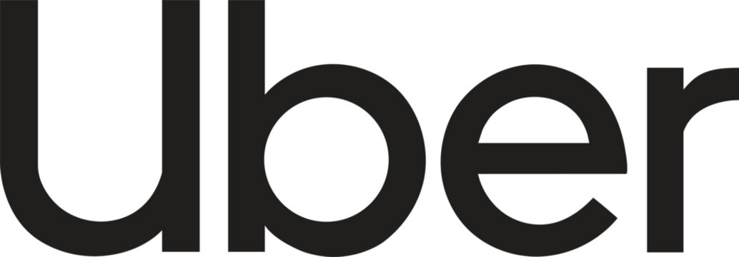 Uber Logo and Wordmark Vector - Black Minimalist Typography for Transportation, Ride-Sharing, and Logistics Branding