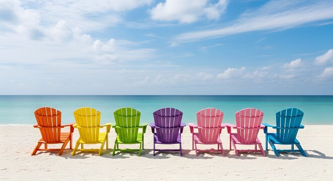 Summer day colorful background