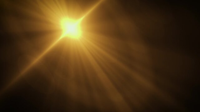 sun shining through the rays of light flash transitions