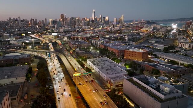 San Francisco Skyline at Sunset