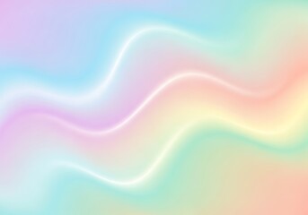 Obraz premium Abstract colorful gradient background with soft fluid waves and pastel colors