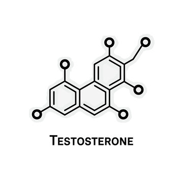 testosterone molecular structure diagram