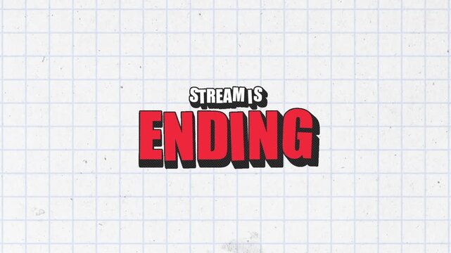 animated stream overlays, starting screen, offline screen, be right back screen, ending screen	