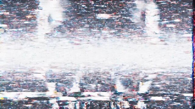 Glitch Skull Abstract Digital Art