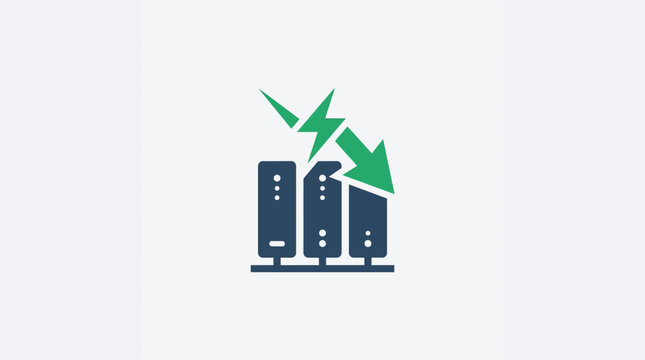 Server Downtime and Data Loss Concept