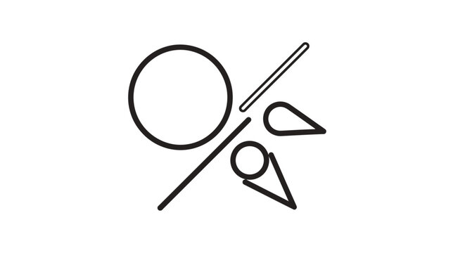 Graphic design paintbrush pencil symbol.