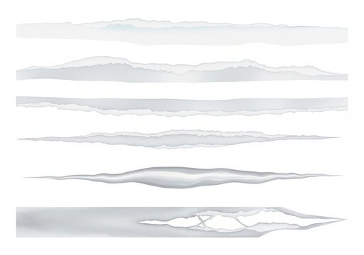 A collection of abstract gray and white wavy lines on a clean white background