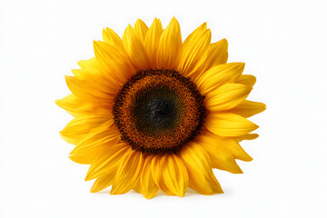 Fototapeta premium sunflower isolated on white