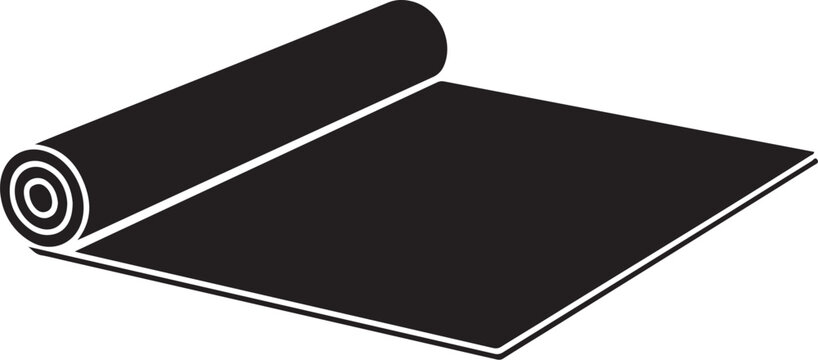 Black dvd case mockup unrolled white background