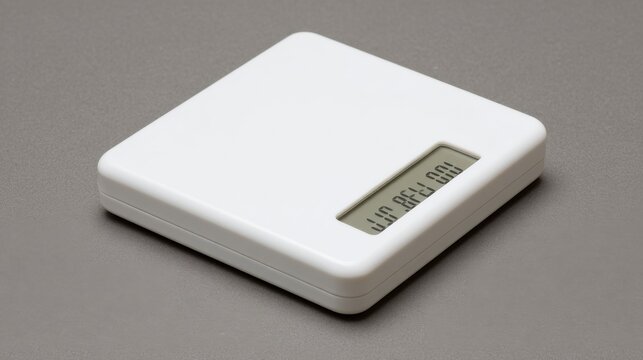 Compact Digital Scale Displaying Precise Weight Measurement