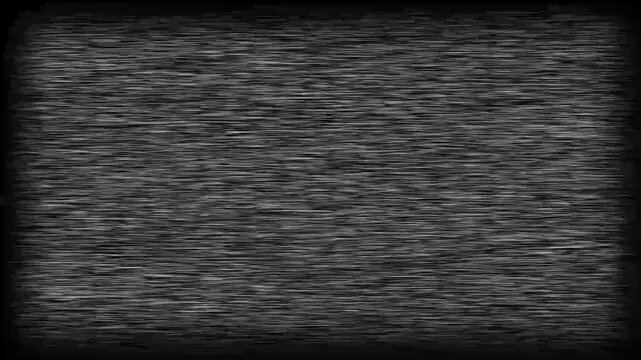 Analog tv noise background for signal loss and broadcast error. Television static texture for glitch interference and screen distortion. Old vhs style noise overlay for retro video effect,4k animation