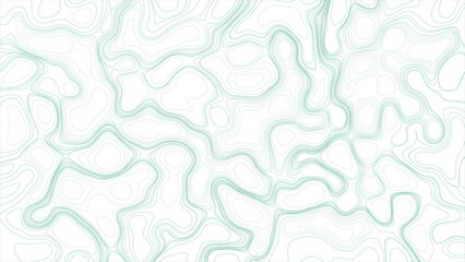 Background of the topographic map. Topographic map lines, contour background.  Topography map background. Vector geographic contour © Sopan