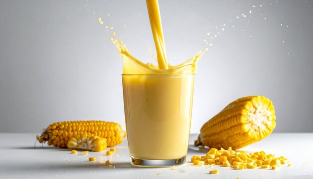 Mango Lassi. Smooth tropical lassi in a tall glass, a classic Punjabi drink.
