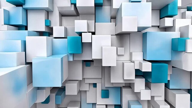Technology green and white circuit geometry abstract background