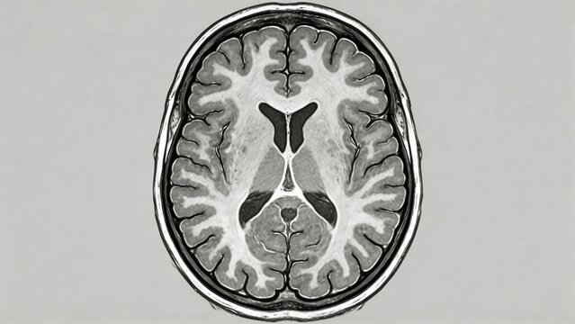 Human brain MRI scan