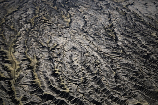 Fractal Patterns in the Eroded Hills Around Factory Butte Utah
