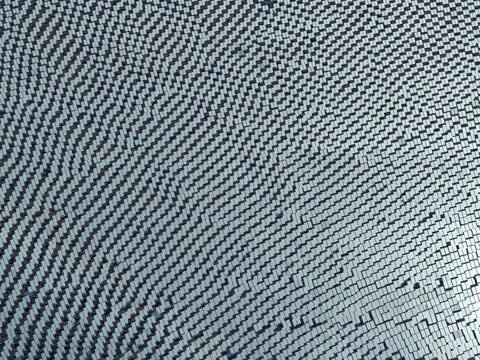 Mirrored Solar Panels Creating Abstract Patterns at Ivanpah