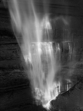 San Miguel waterfall in Burgos, Spain