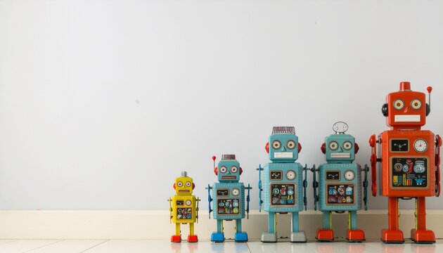 レトロなロボット