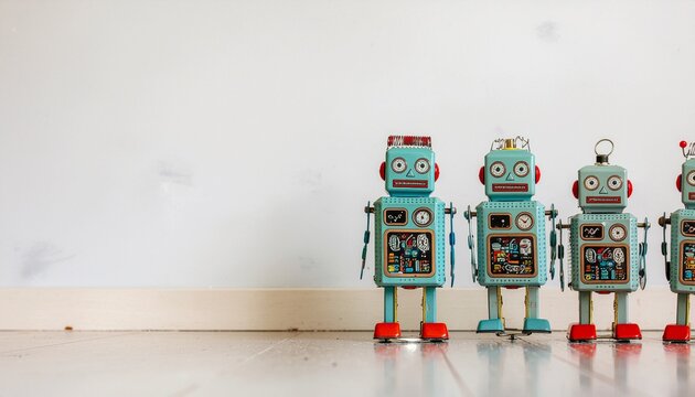 レトロなロボット