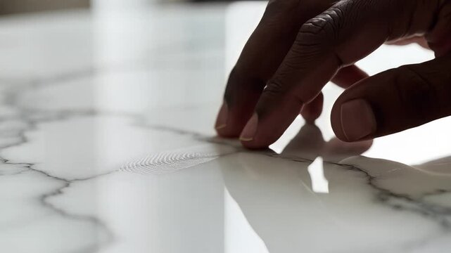 Close up of white marble stone texture