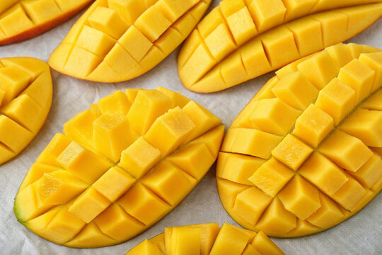 mango on white
