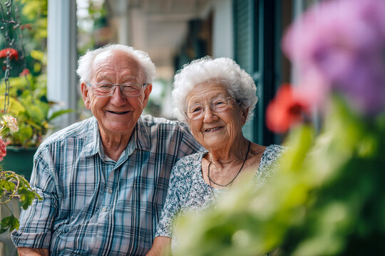 portrait of senior couple