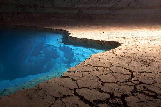 Anthropocene Abstract - Water Scarcity and Cracked Earth Aquifer Concept