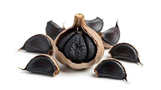 Sapotilla seed pod and seeds a close up botanical study