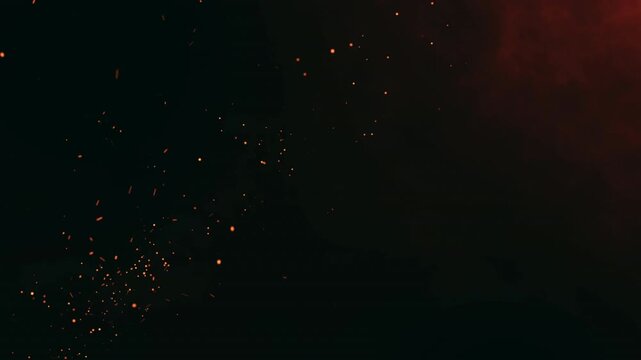 Abstract Circle Particles Overlay Background, Glowing Bokeh Motion Effect