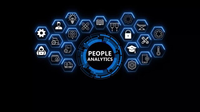 Next-Generation Technology Projector Showcasing People Analytics Systems, Workforce Data Insights, and Interactive Talent Optimization Tools for Modern Enterprises